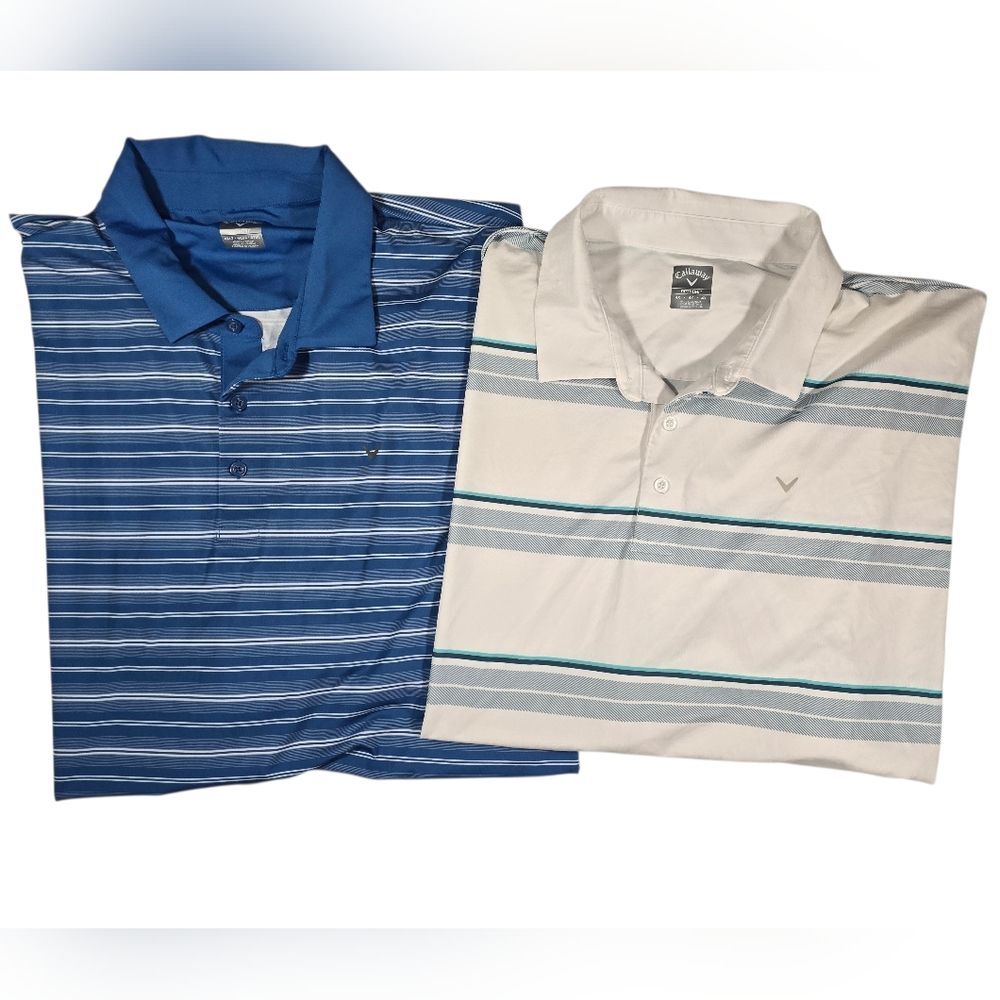 Callaway Opti Dri Golf Polo lot of 2 sz 4XL and 4XLT - Picture 2 of 10